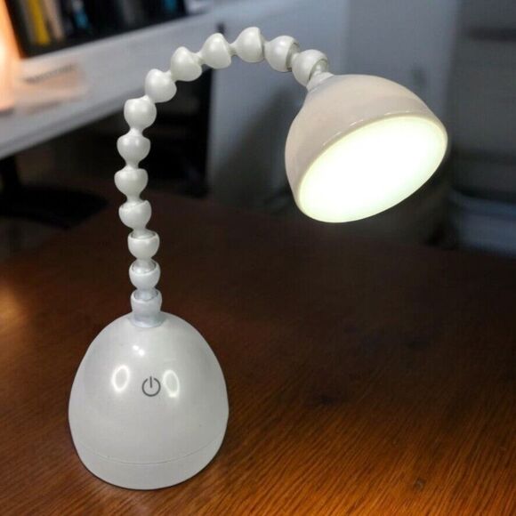 Dimmable LED Touch Desk Lamp, USB or Battery Power, Portable, Adjustable Neck - Picture 2 of 16
